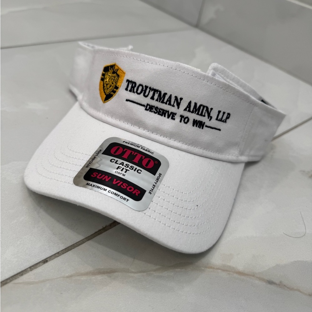 🔥 Troutman Amin LLP Exclusive Limited Edition Unisex Embroidered Golf Visor Hat